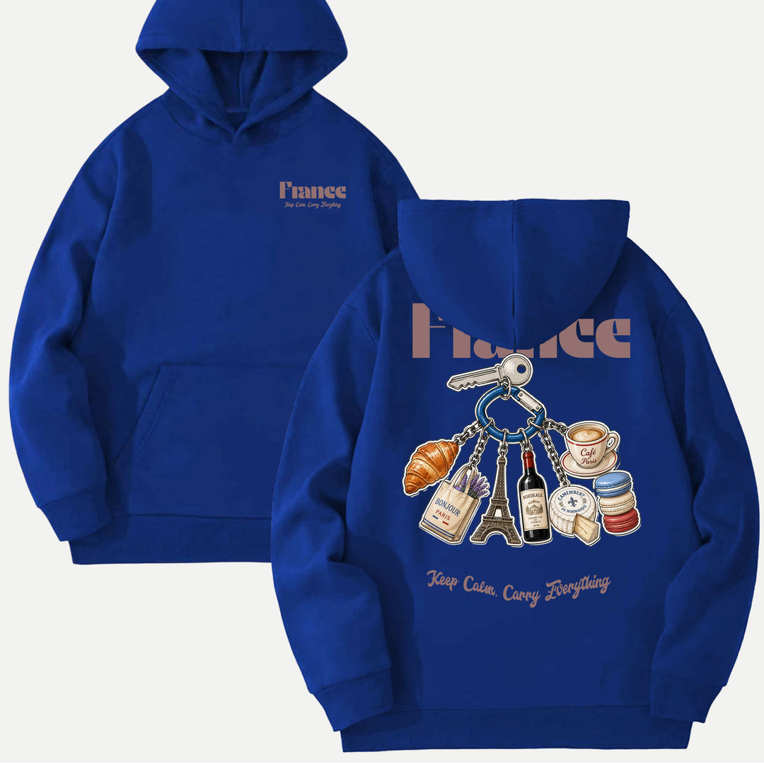 France Souvenir Keychain T-Shirt