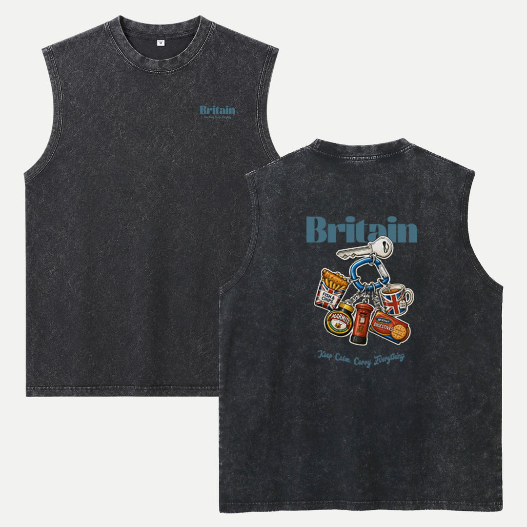 Britain Food Keychain Graphic T-Shirt