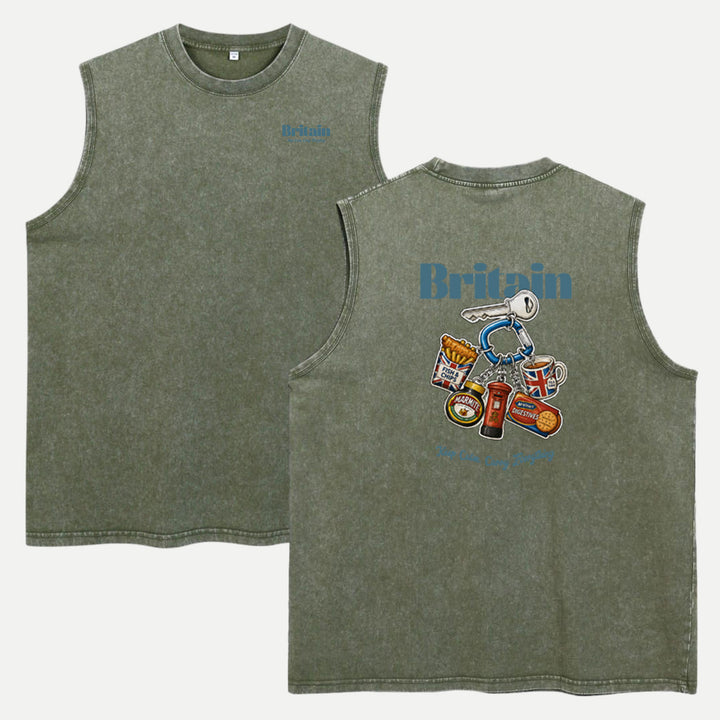 Britain Food Keychain Graphic T-Shirt