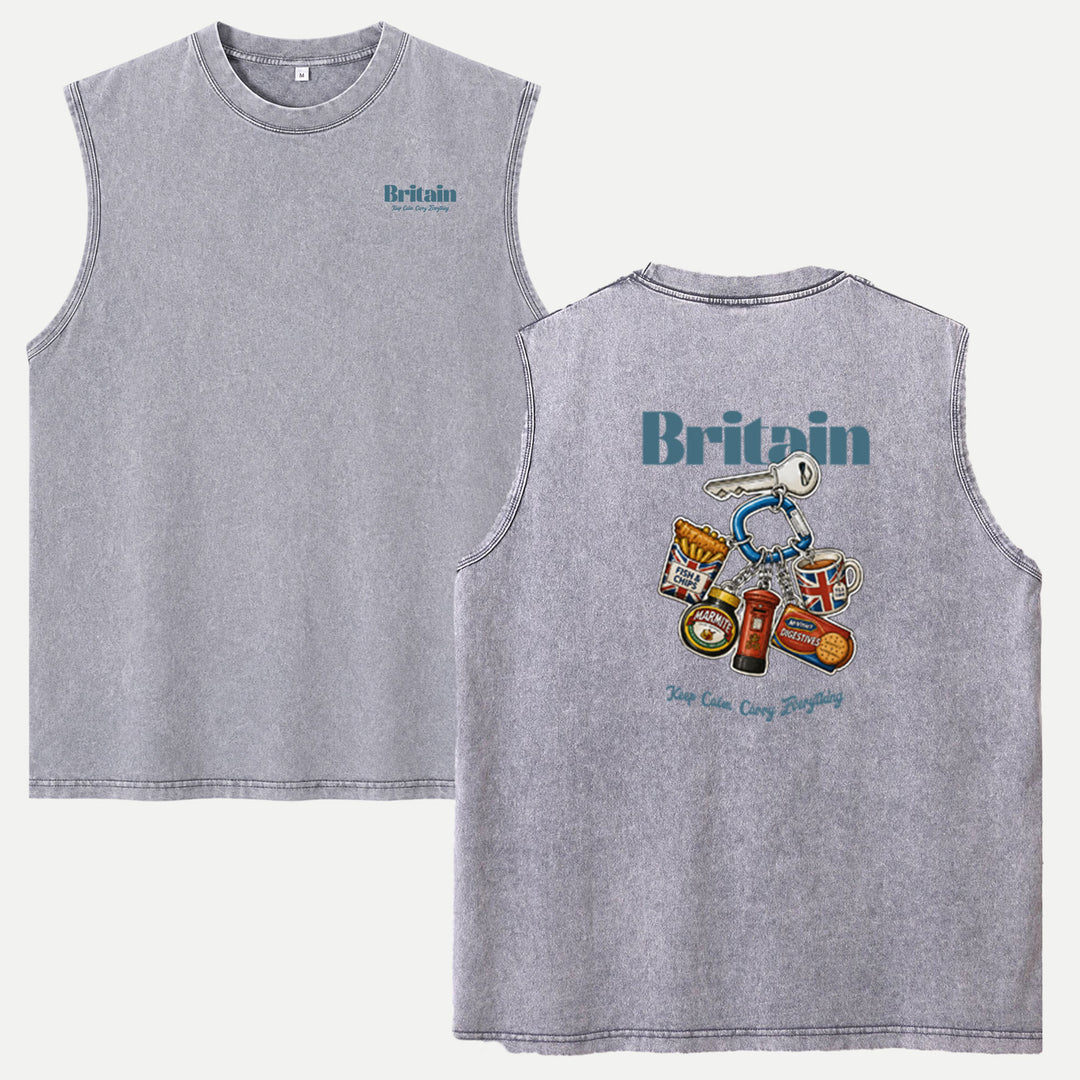 Britain Food Keychain Graphic T-Shirt