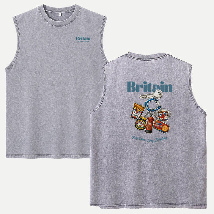 Britain Food Keychain Graphic T-Shirt