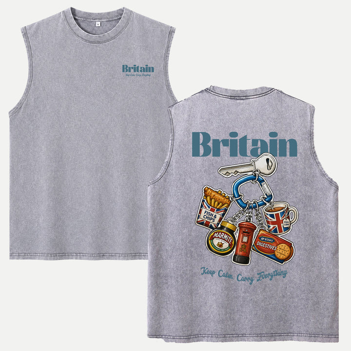 Britain Food Keychain Graphic T-Shirt