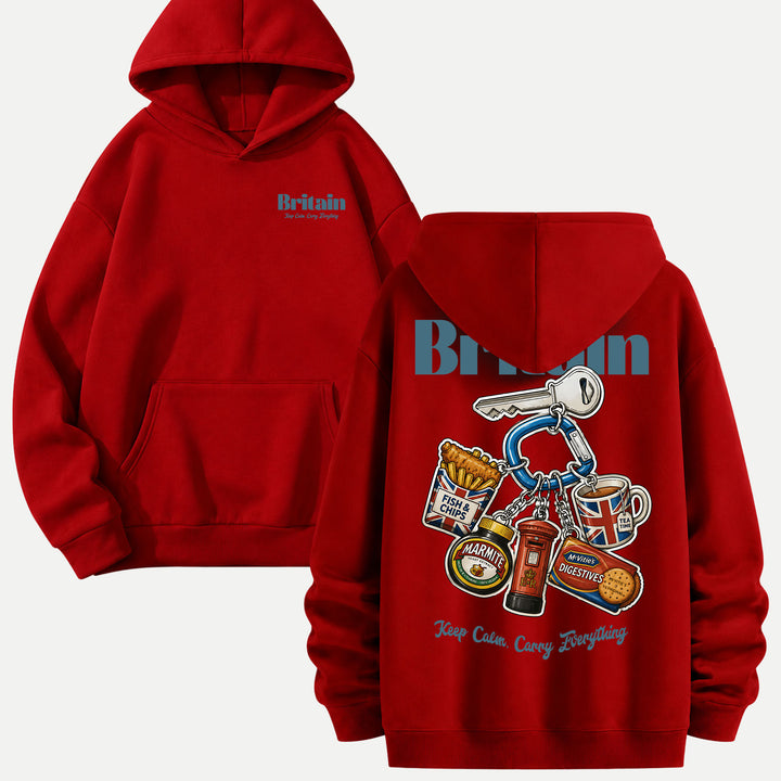 Britain Food Keychain Graphic T-Shirt