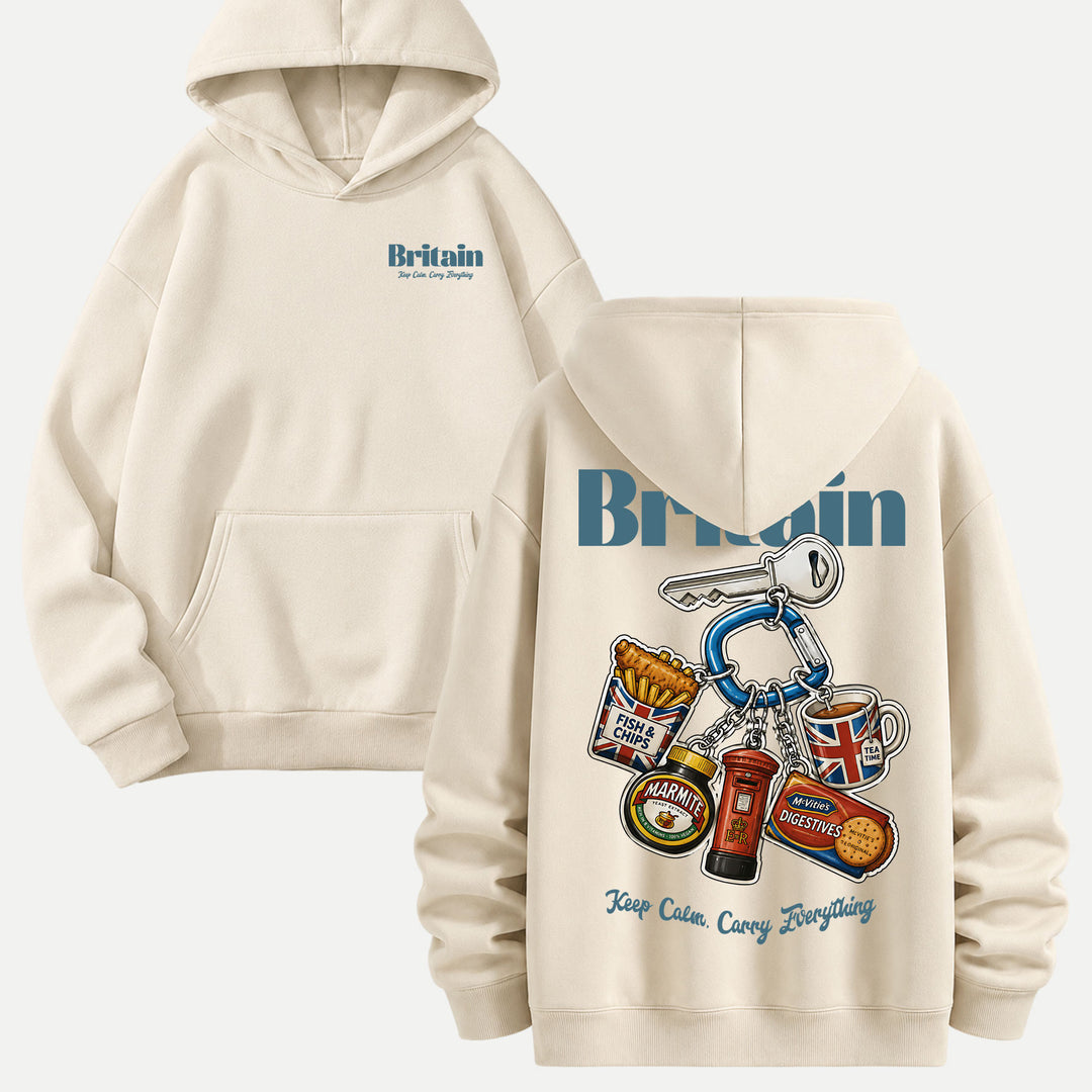 Britain Food Keychain Graphic T-Shirt