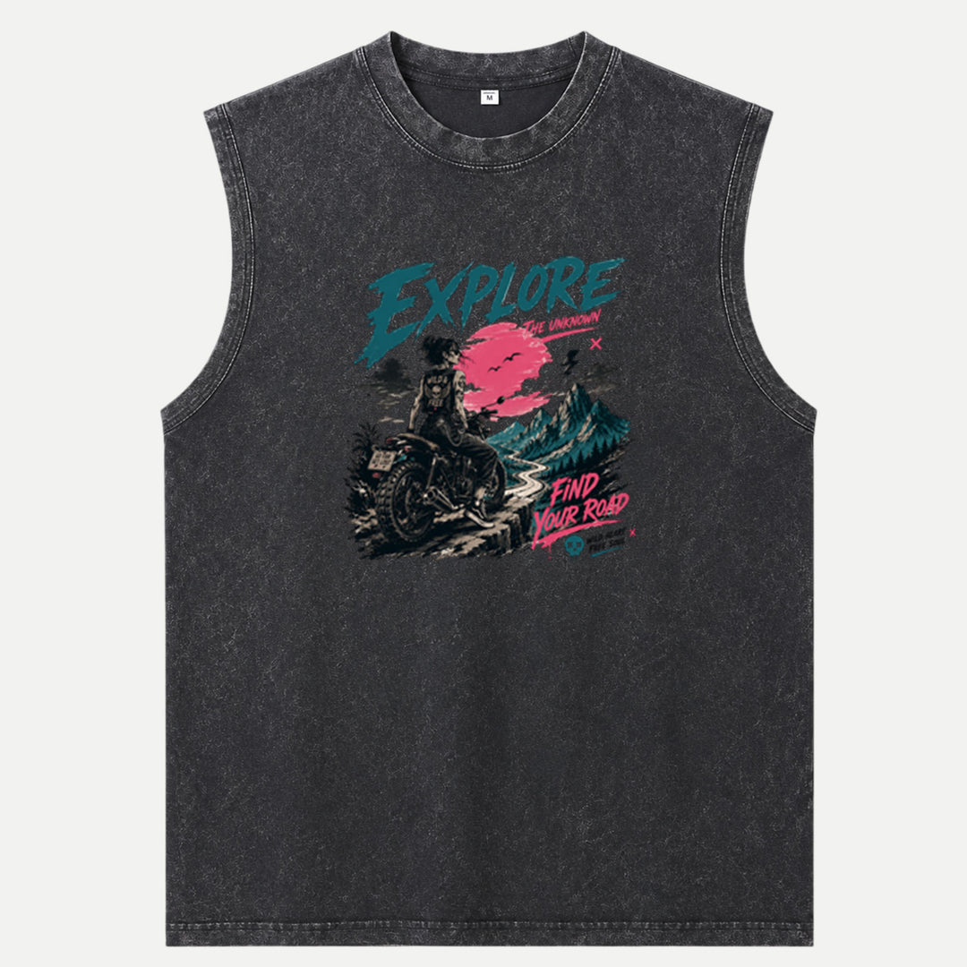 Explore The Unknown Motorcycle T-Shirt