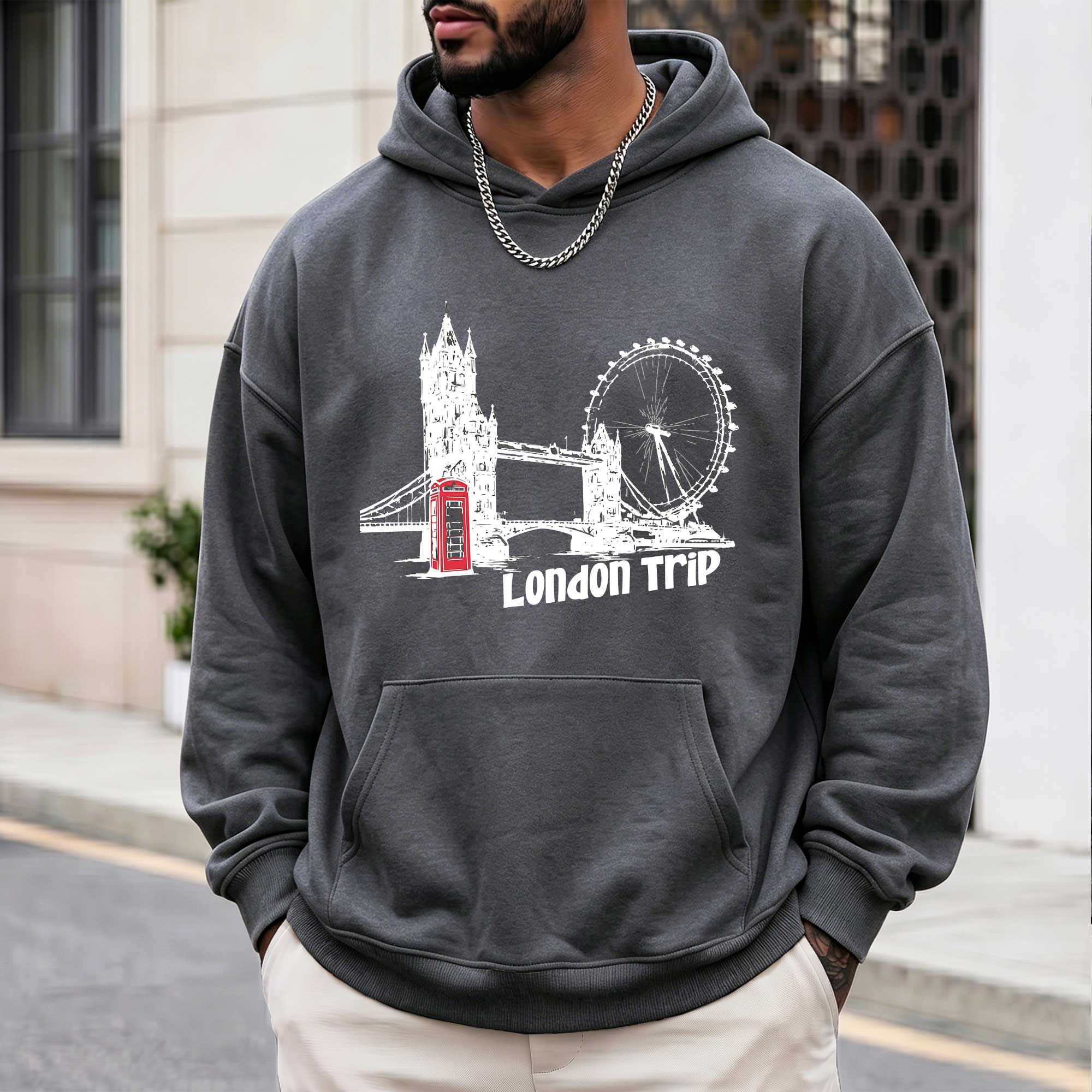 London Trip Graphic Hoodie
