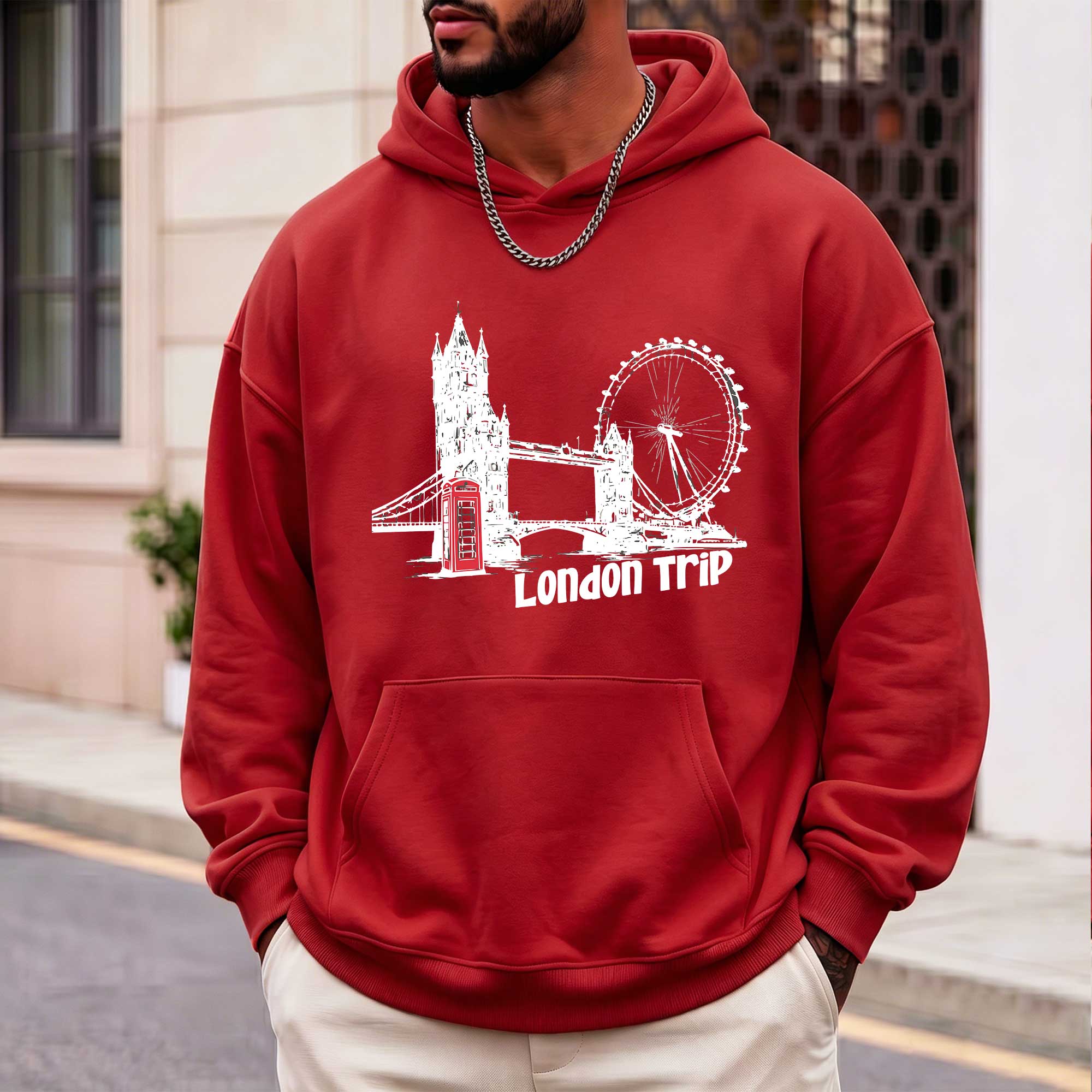 London Trip Graphic Hoodie
