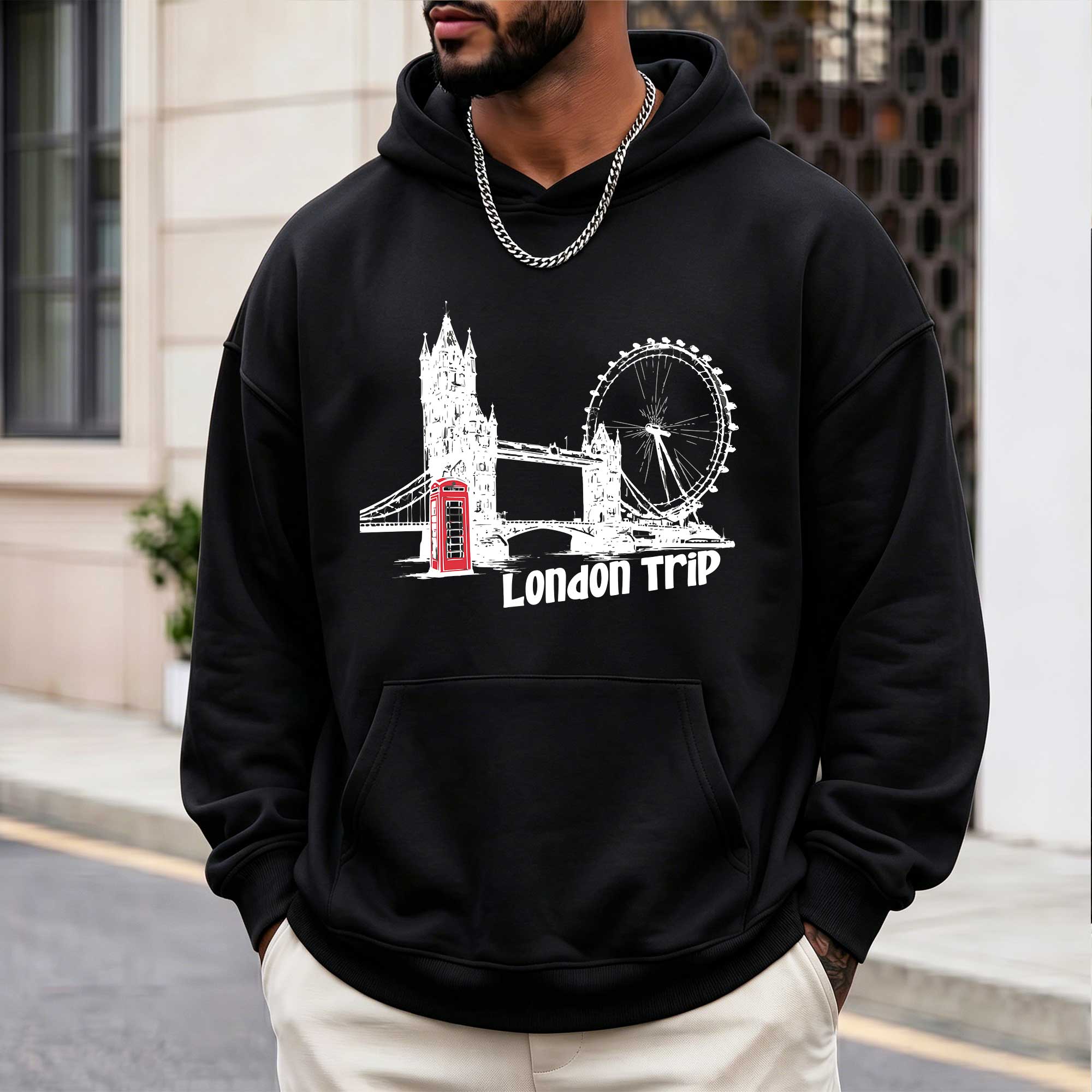 London Trip Graphic Hoodie
