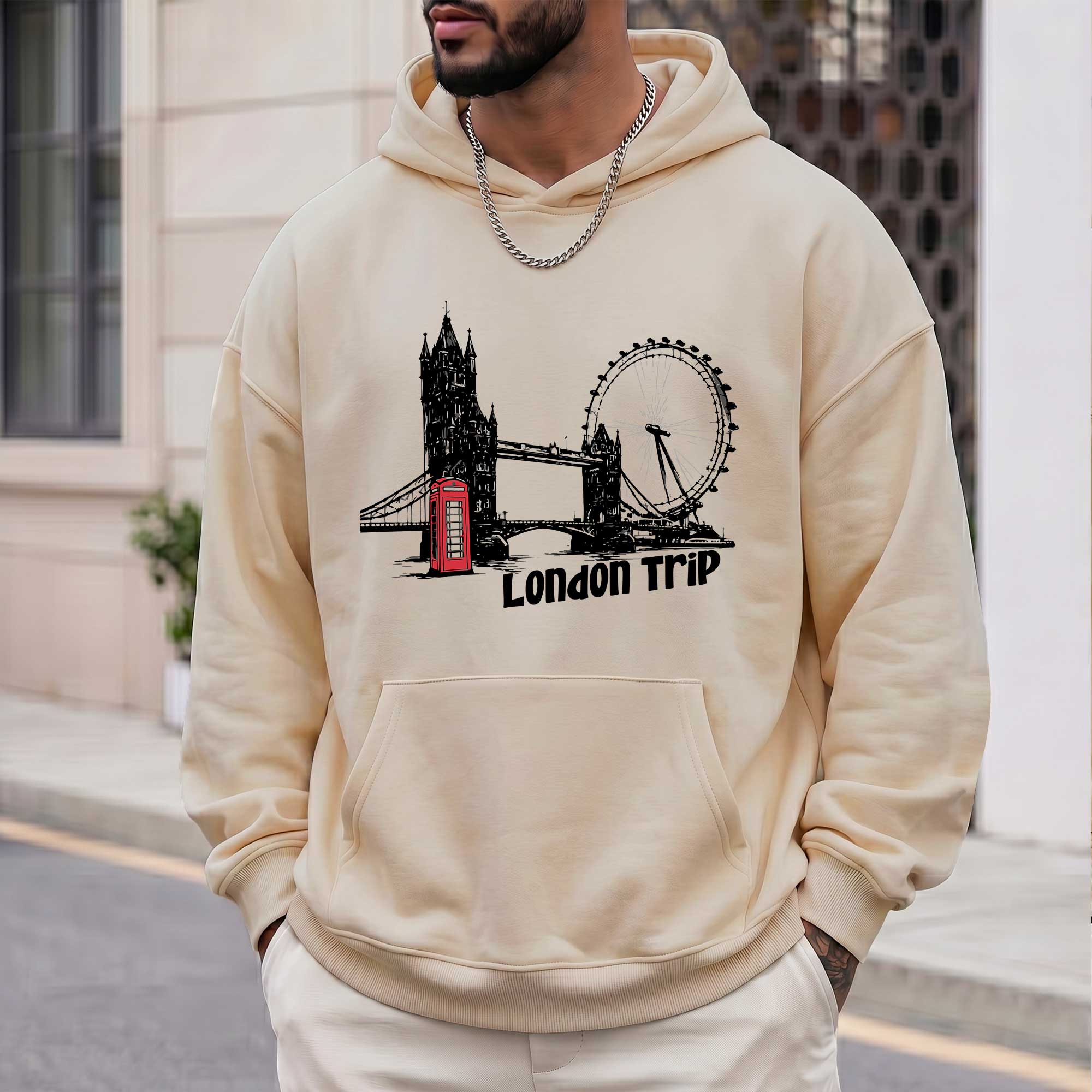 London Trip Graphic Hoodie