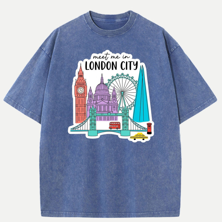 Meet Me In London City Graphic T-Shirt