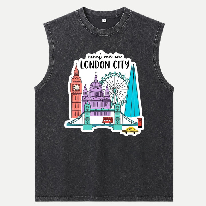 Meet Me In London City Graphic T-Shirt