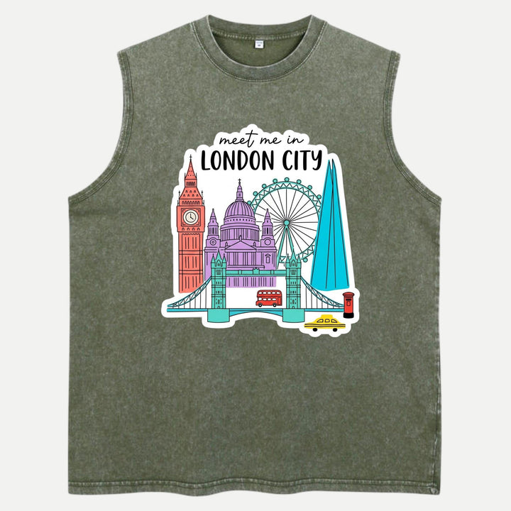 Meet Me In London City Graphic T-Shirt