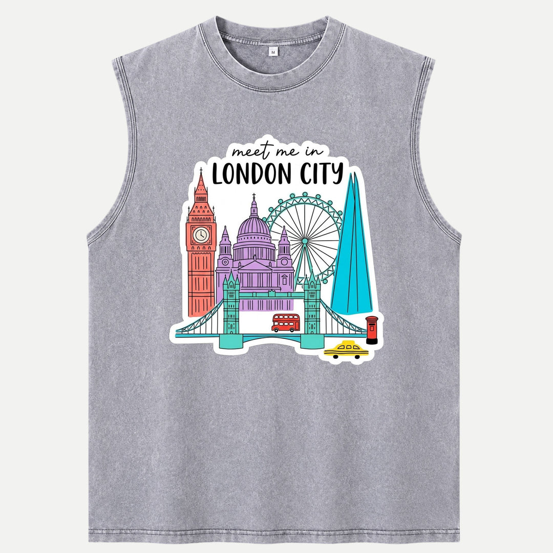 Meet Me In London City Graphic T-Shirt