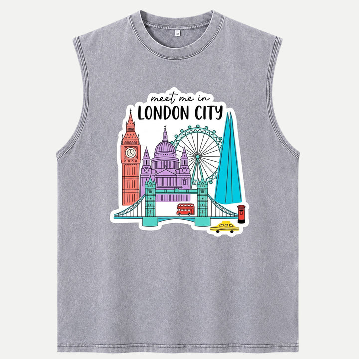 Meet Me In London City Graphic T-Shirt