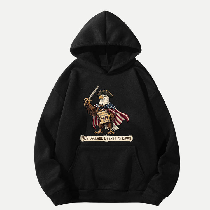 We Declare Liberty At Dawn Eagle Graphic T-Shirt