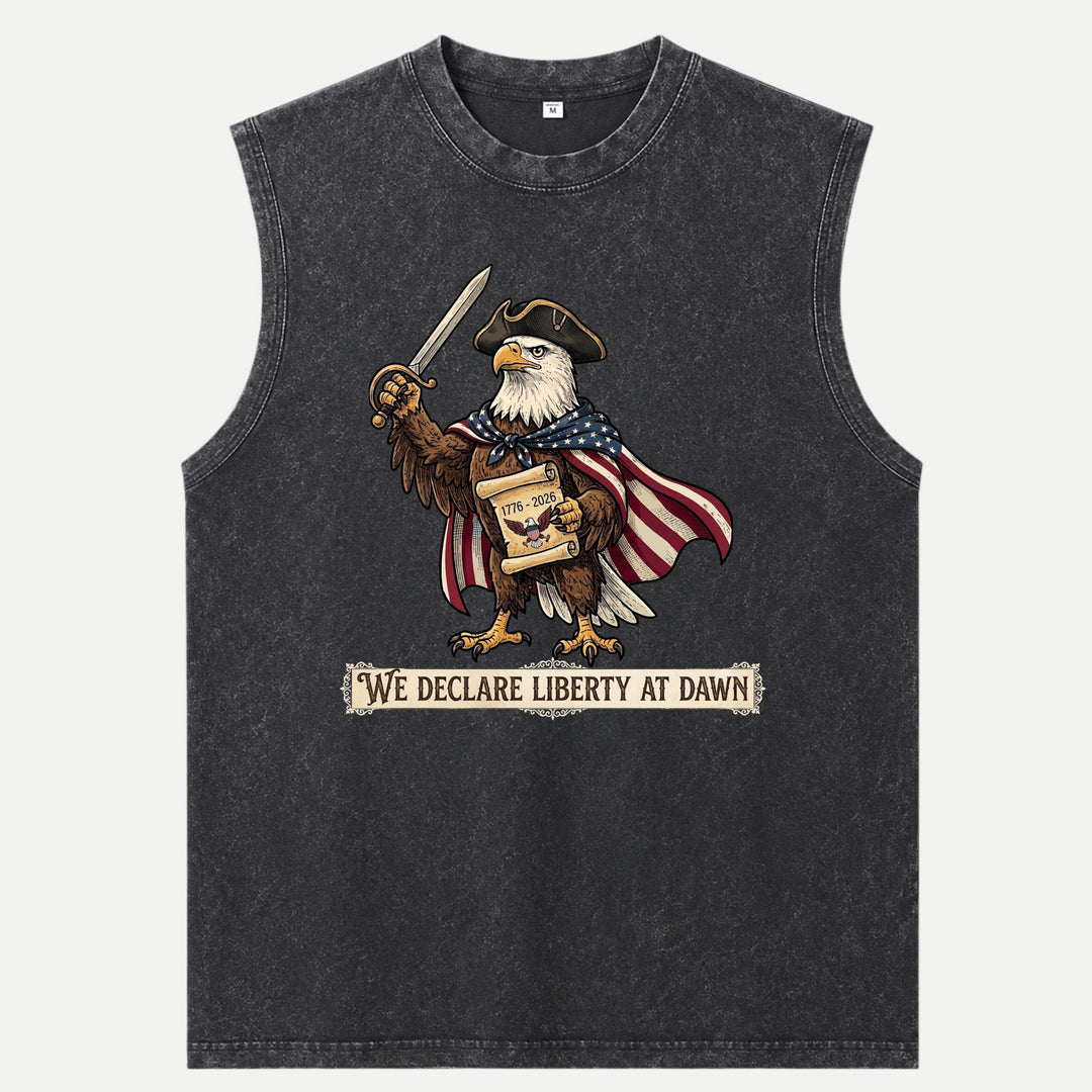 We Declare Liberty At Dawn Eagle Graphic T-Shirt