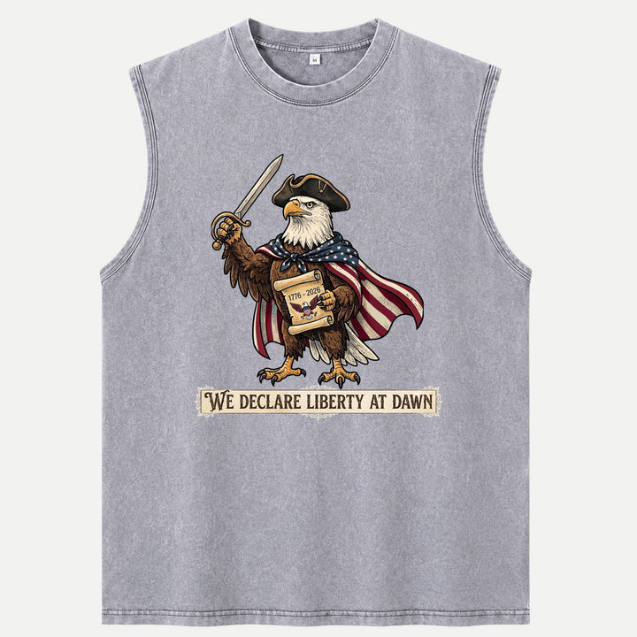 We Declare Liberty At Dawn Eagle Graphic T-Shirt