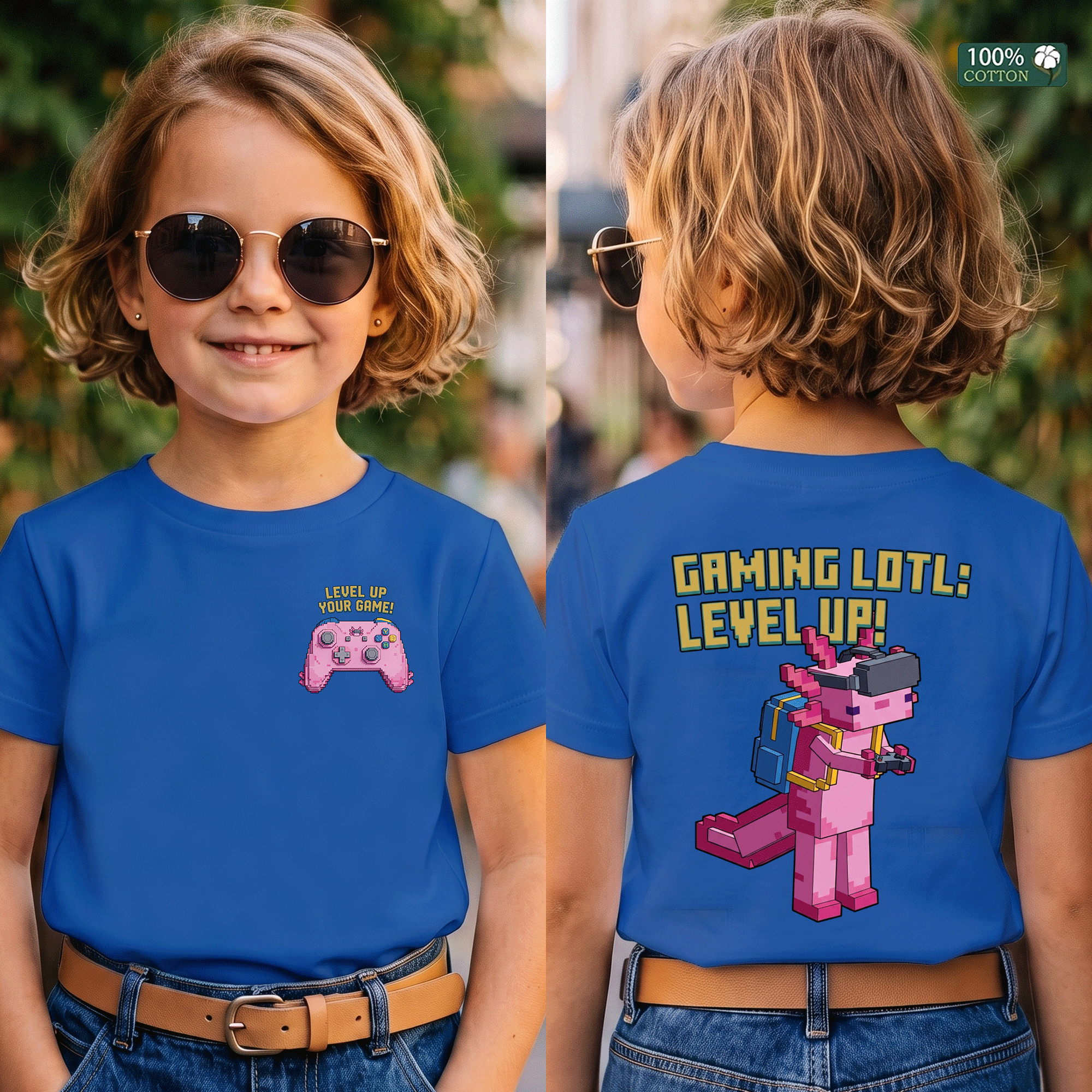 Gaming Lotl Level Up Kids Graphic T-Shirt