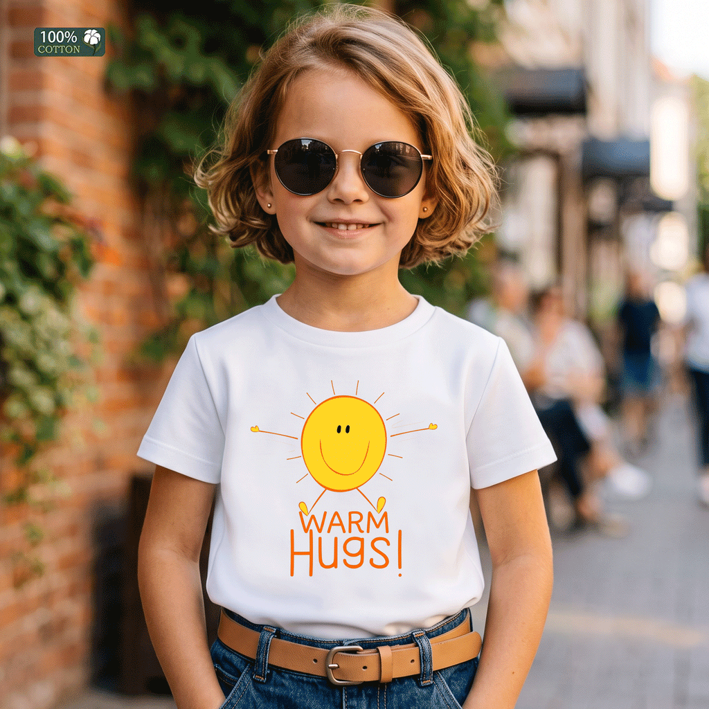 Warm Hugs Kids Graphic T-Shirt