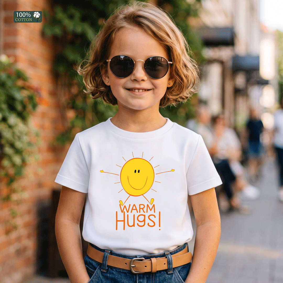 Warm Hugs Kids Graphic T-Shirt