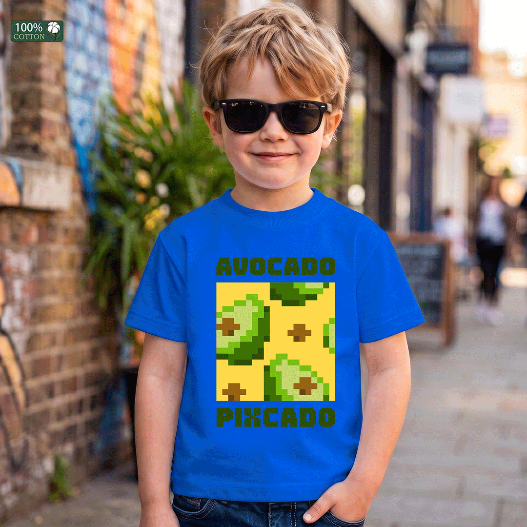 Avocado Pixcado Kids Graphic T-Shirt