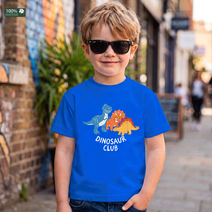 Dinosaur Club Kids Graphic T-Shirt