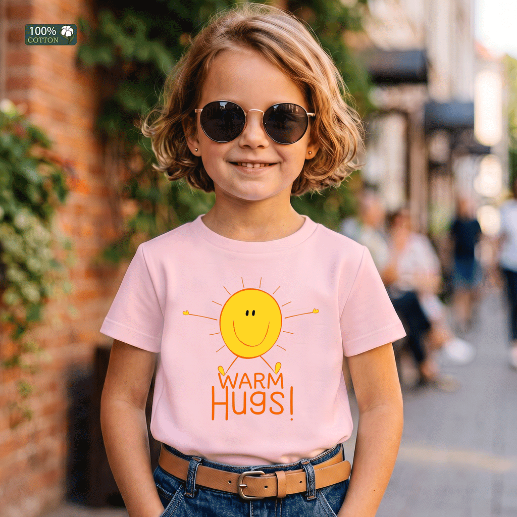 Warm Hugs Kids Graphic T-Shirt