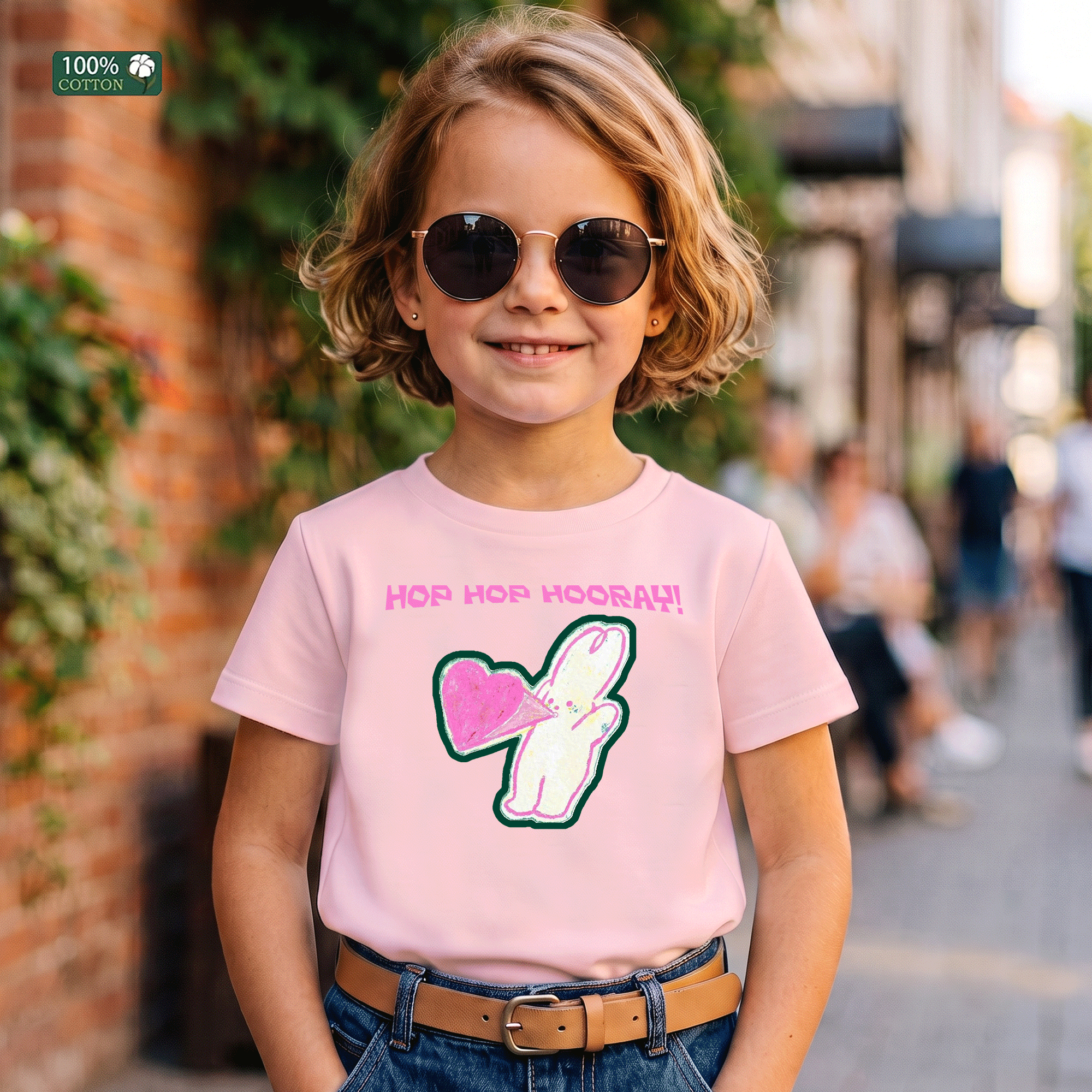 Cute Bunny Heart T-shirt