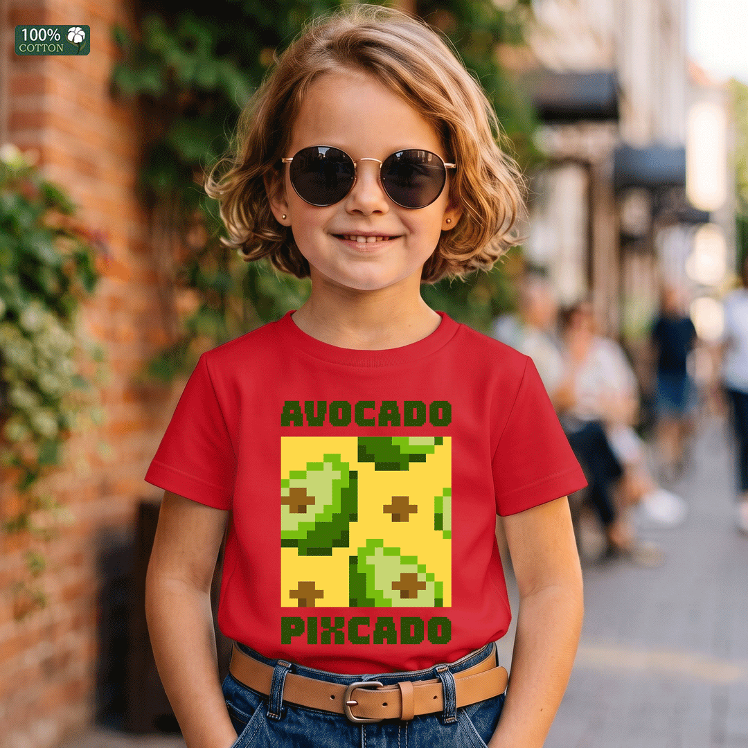 Avocado Pixcado Kids Graphic T-Shirt
