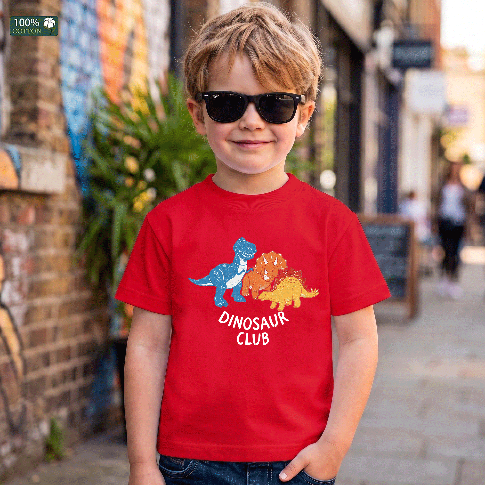 Dinosaur Club Kids Graphic T-Shirt