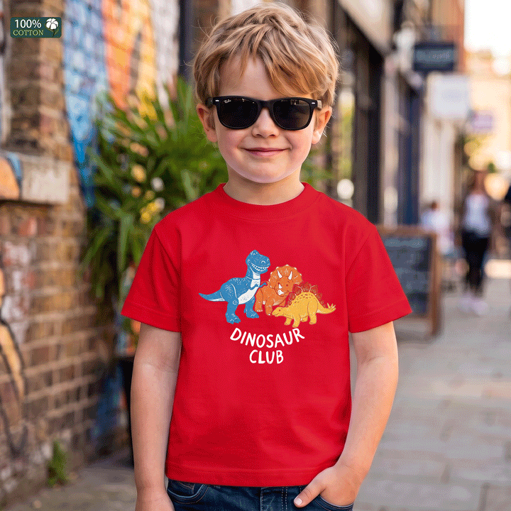 Dinosaur Club Kids Graphic T-Shirt