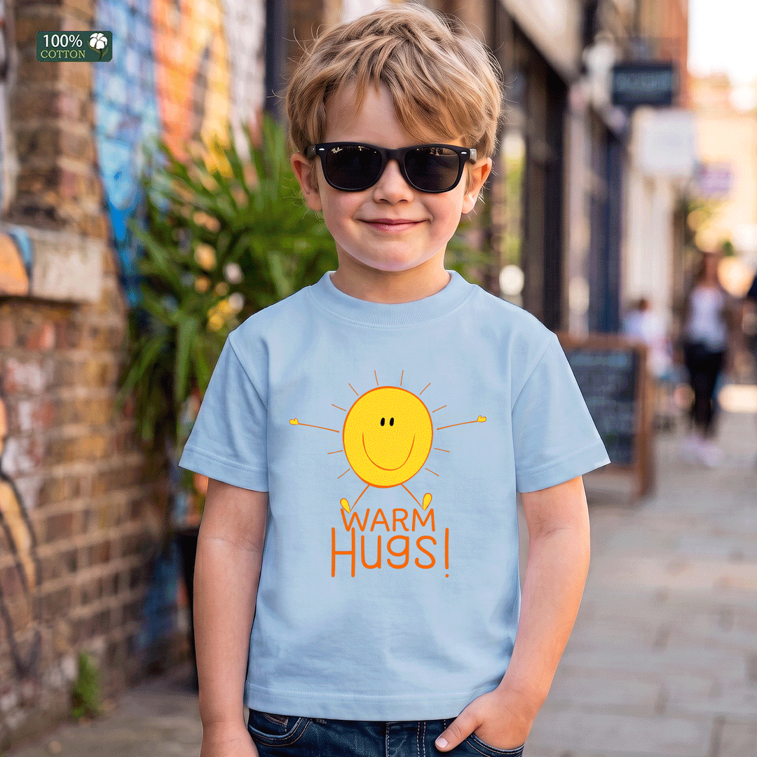 Warm Hugs Kids Graphic T-Shirt