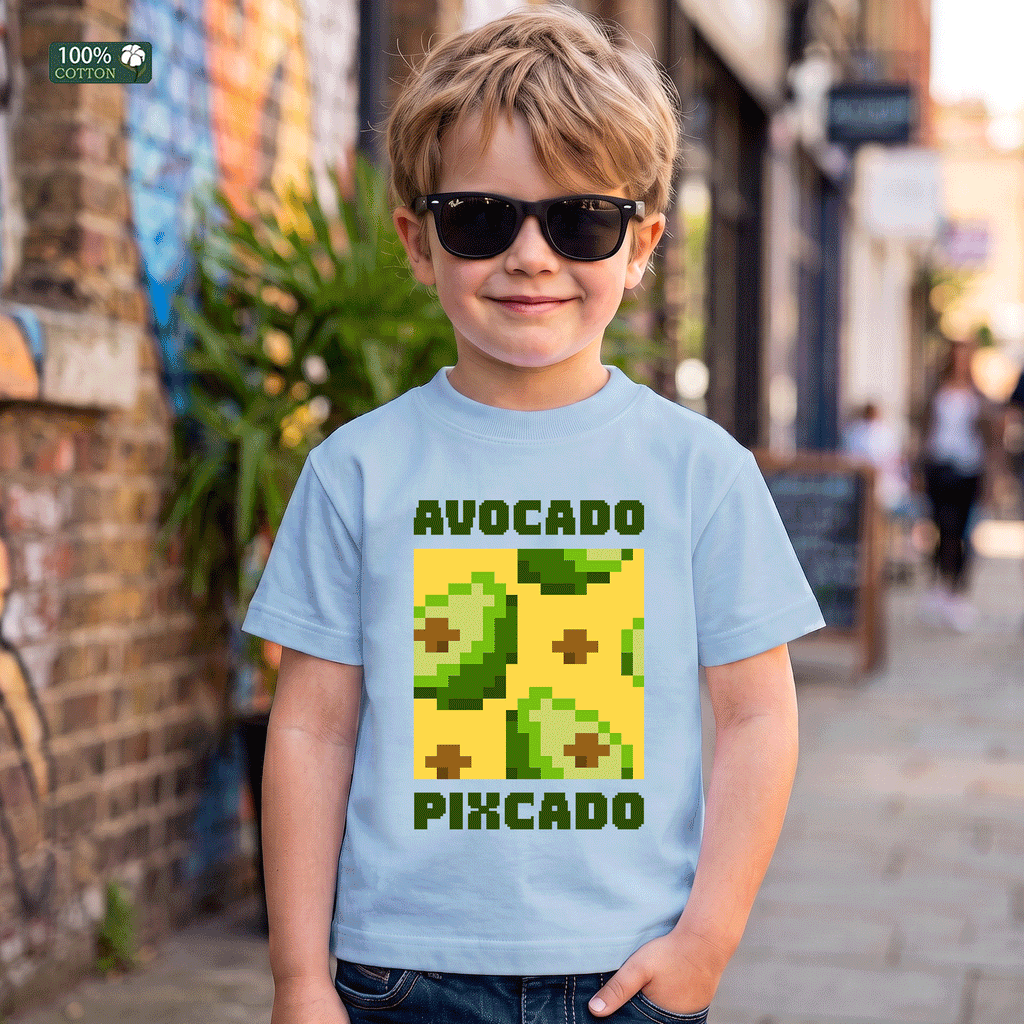 Avocado Pixcado Kids Graphic T-Shirt