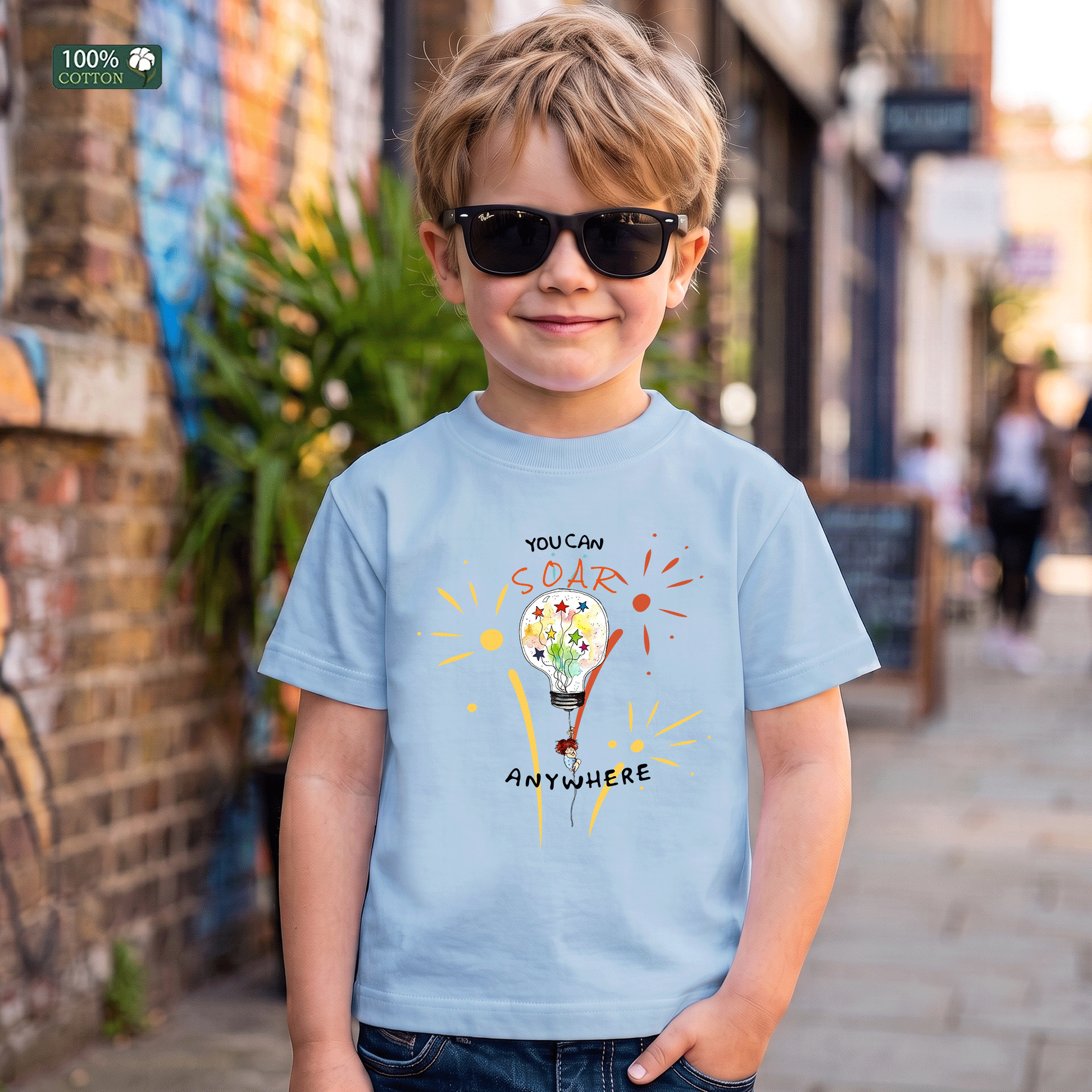 You Can Soar Anywhere Kids Graphic T-Shirt