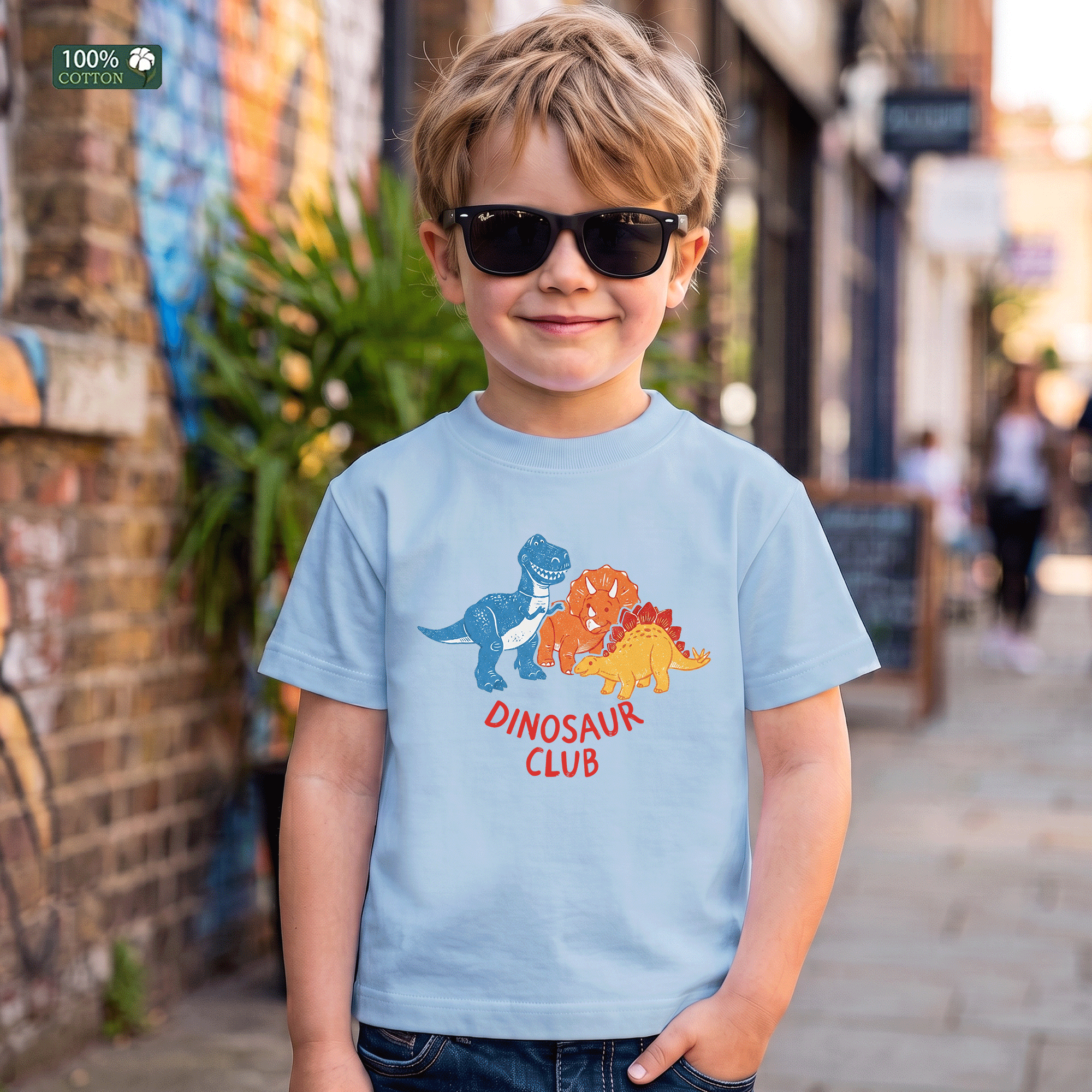 Dinosaur Club Kids Graphic T-Shirt