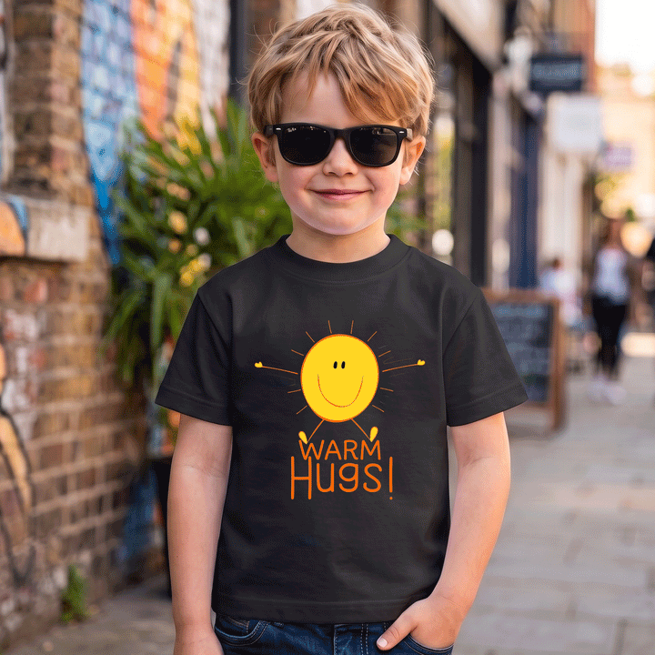 Warm Hugs Kids Graphic T-Shirt