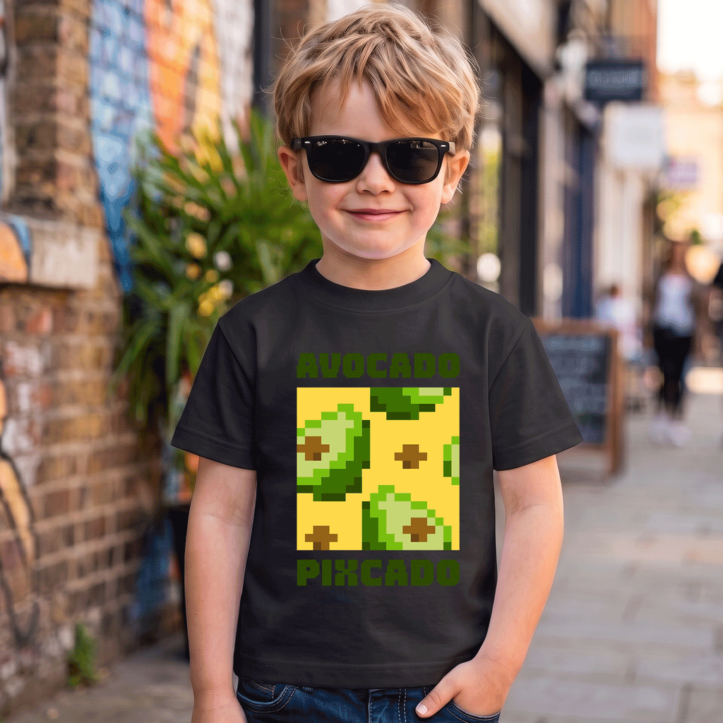 Avocado Pixcado Kids Graphic T-Shirt