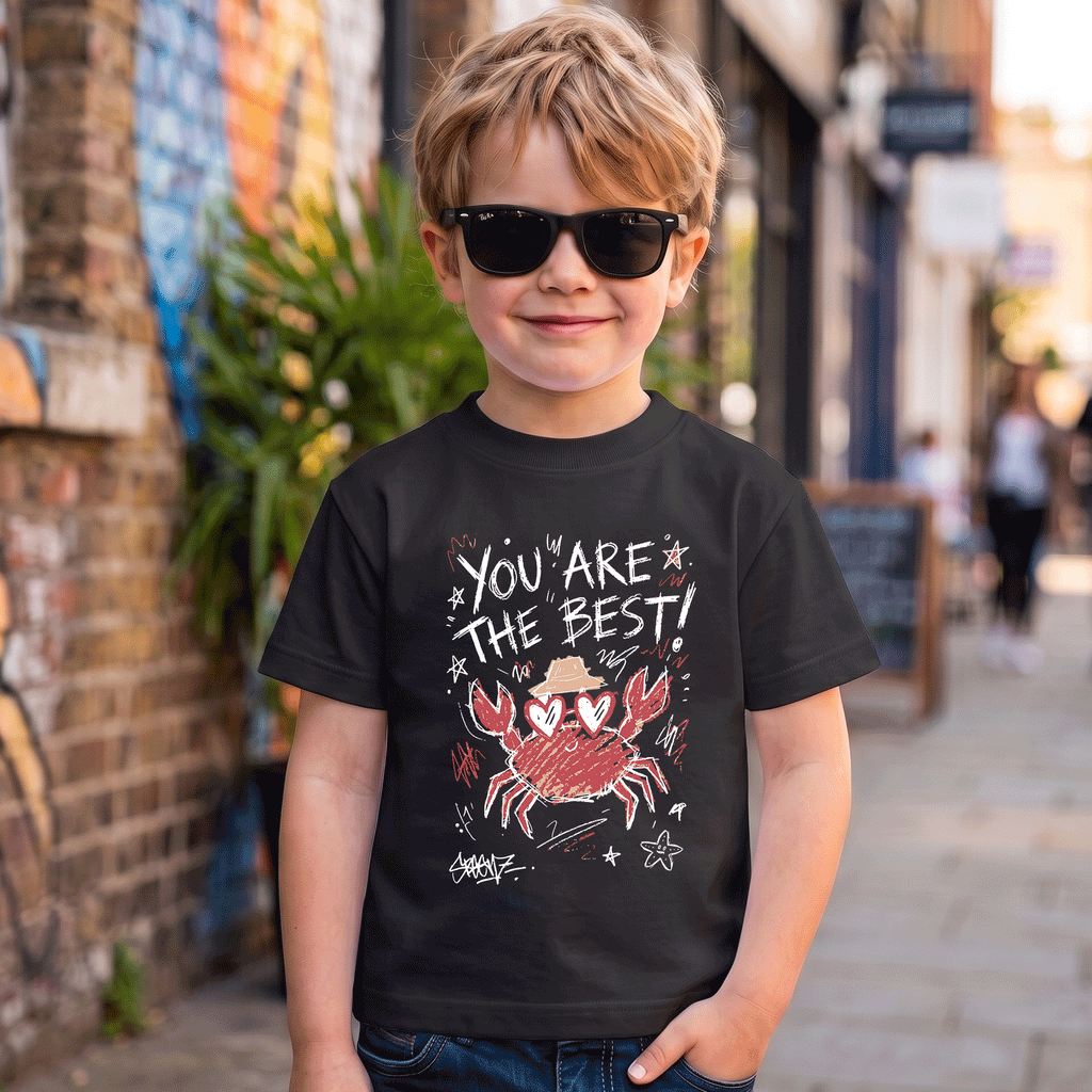 You Are The Best Kids Cute Crab  T-Shirt