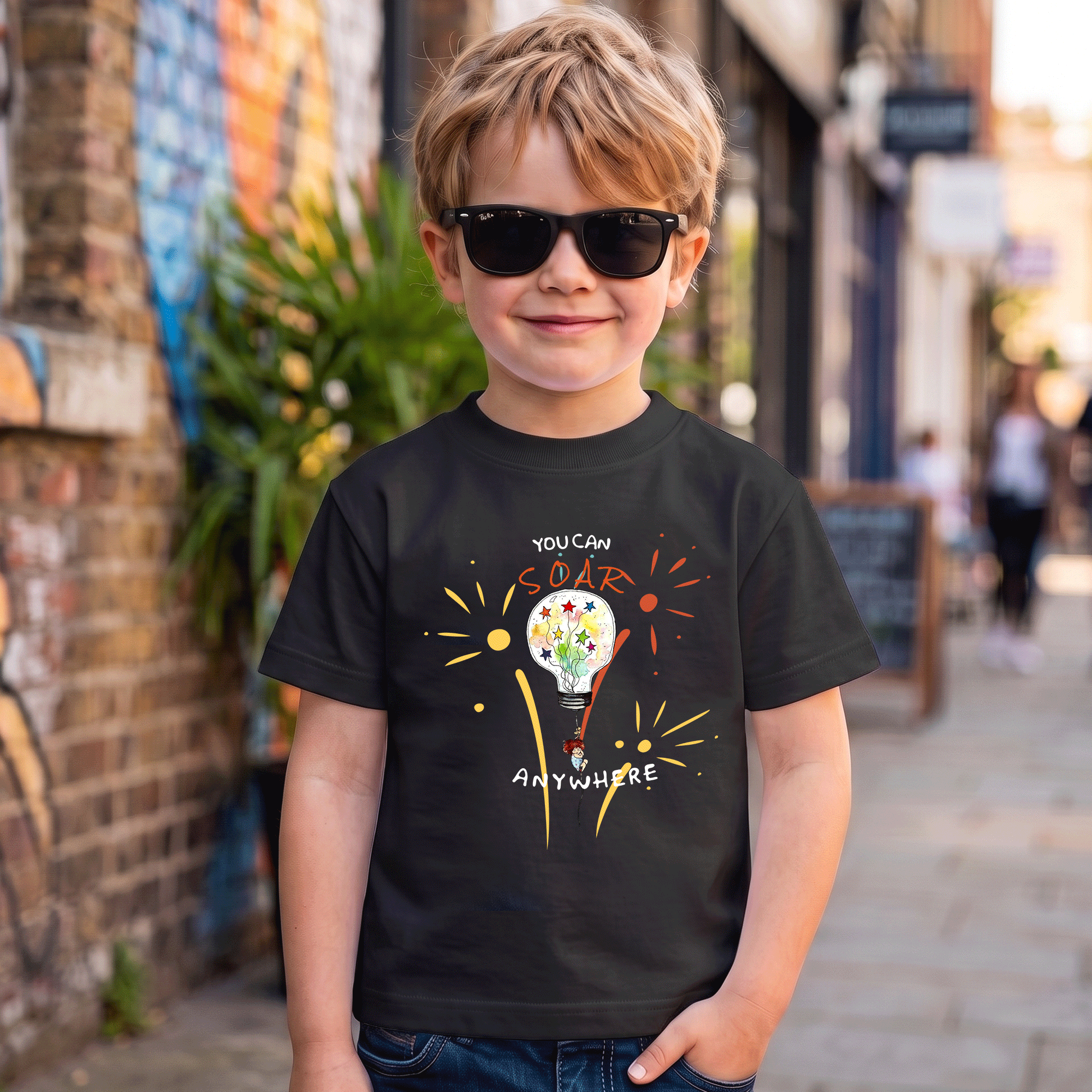 You Can Soar Anywhere Kids Graphic T-Shirt