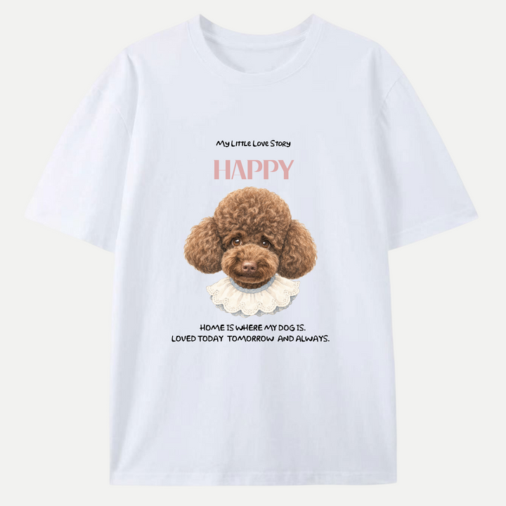 Personalised Pet Head Portrait Custom Tee