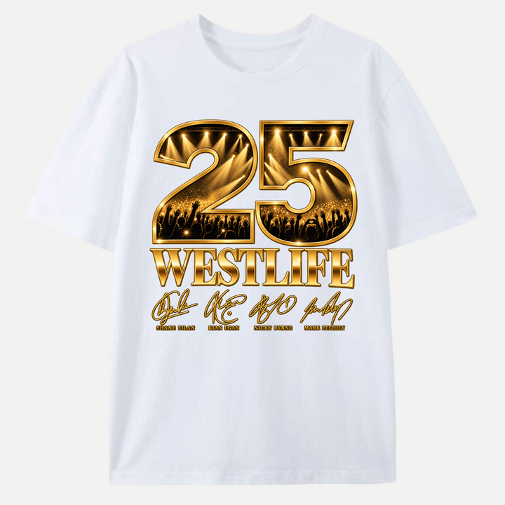 Westlife 25th Anniversary World Tour T-Shirt