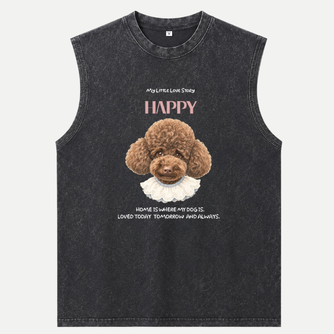 Personalised Hand-Drawn Pet Head Portrait T-shirt