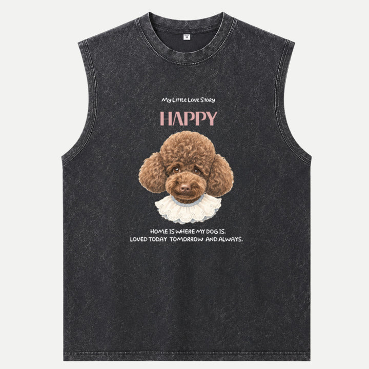 Personalised Hand-Drawn Pet Head Portrait T-shirt