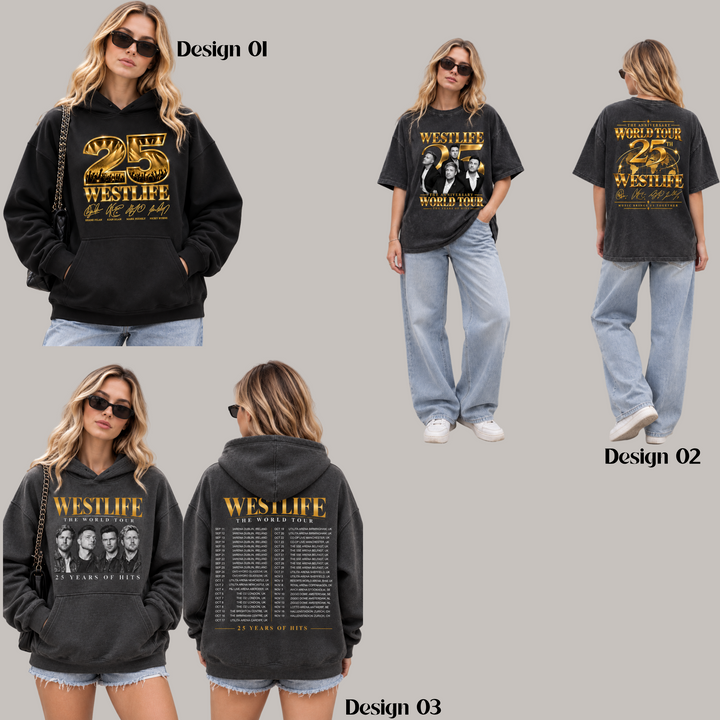 Westlife 25th Anniversary World Tour T-Shirt