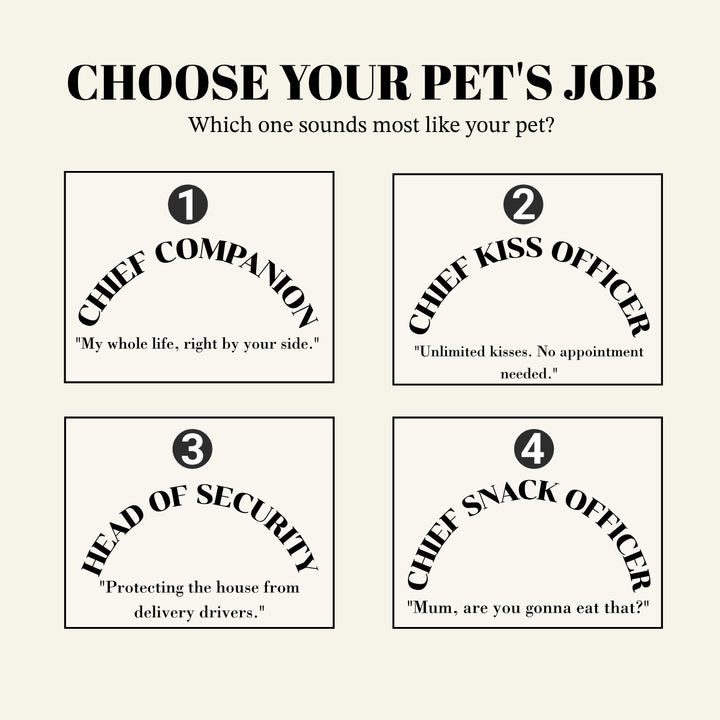 Custom Pet Job T-shirt