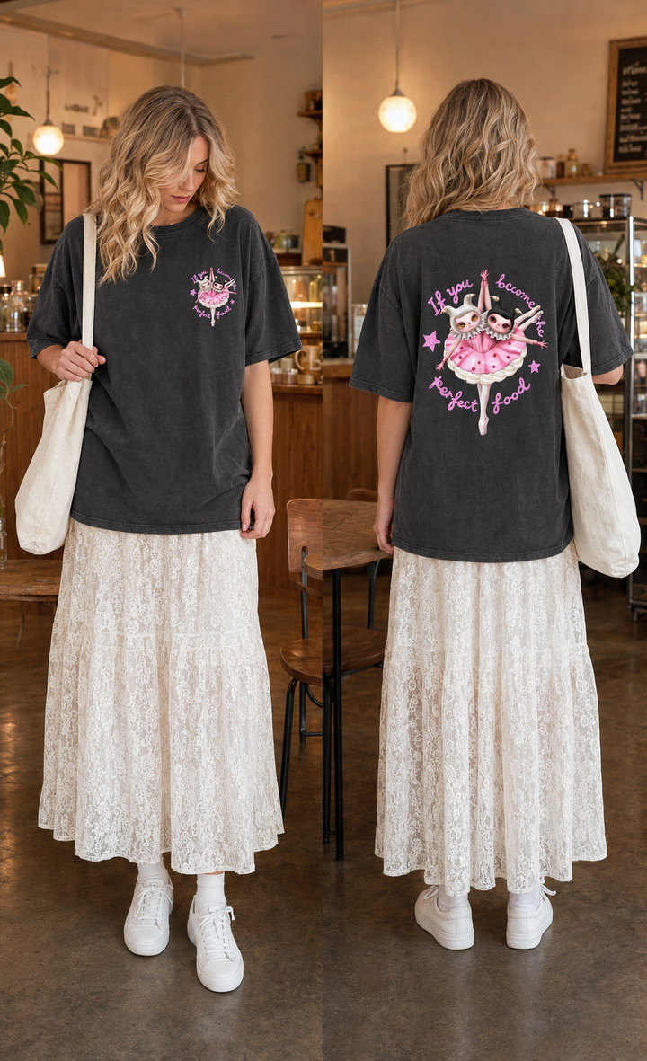 Lemme-If you become the perfect food Vintage Tee