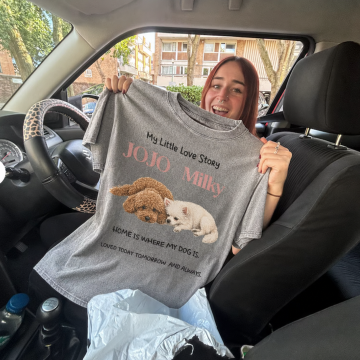 Full Body Pet Portrait Custom Tee