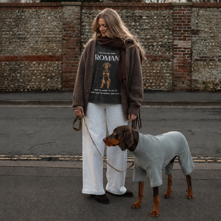 Full Body Pet Portrait Custom Tee