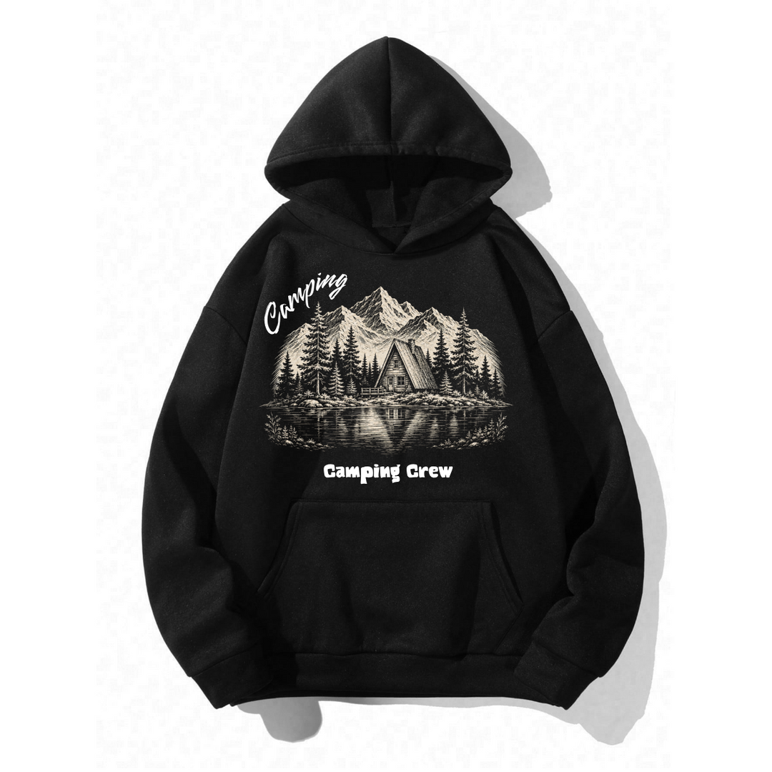 Custom Camping Hoodie | Personalised Vintage Graphic Hoodie