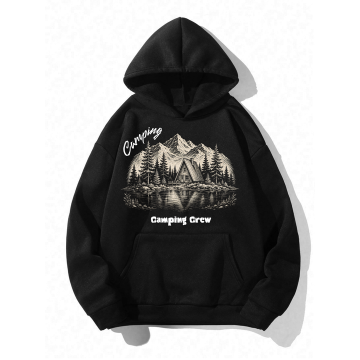 Custom Camping Hoodie | Personalised Vintage Graphic Hoodie